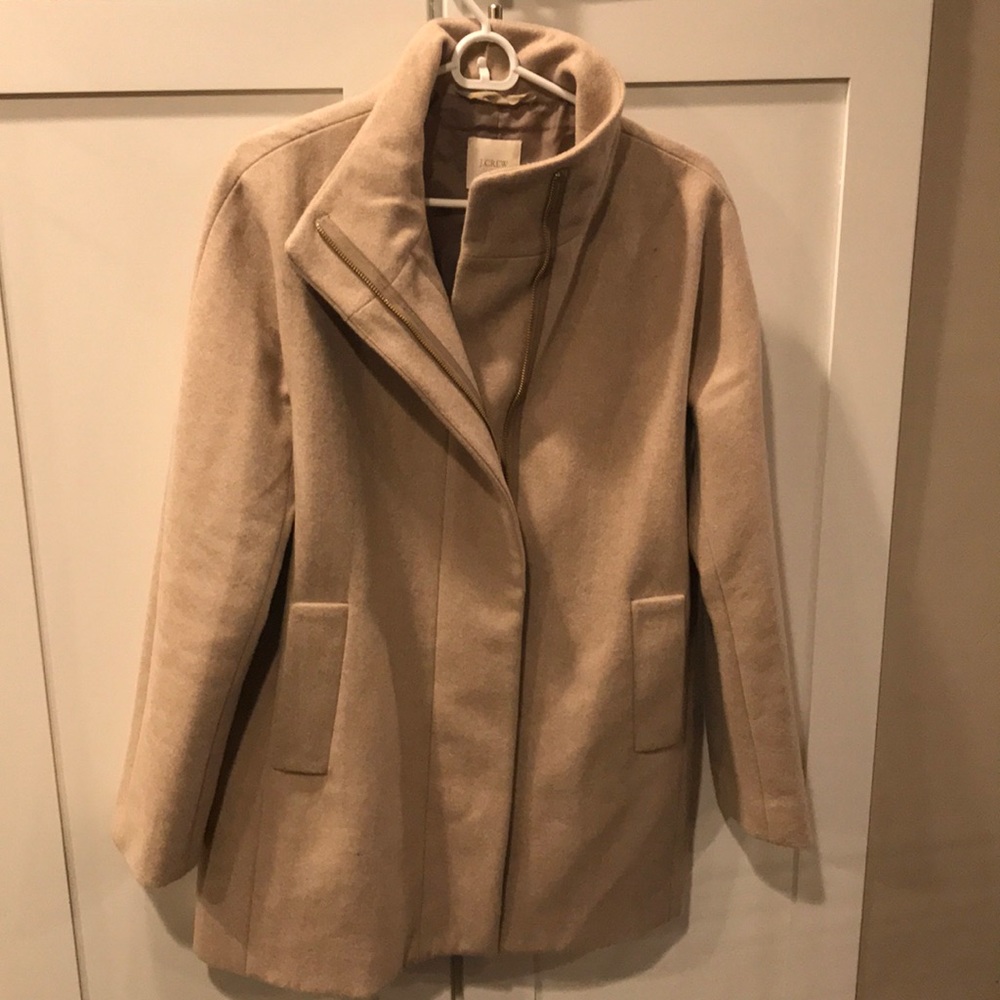 J.Crew Cocoon Coat Heather Sandstone Camel